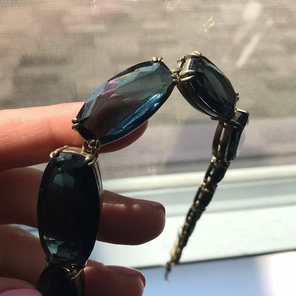 Ellen Tracy Vintage Crystal Stone Necklace - Picture 5 of 8